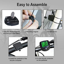 Load image into Gallery viewer, SY Bicycle Speedometer and Odometer Wireless Waterproof Cycle Bike Computer with LCD Display & Multi-Functions by YS