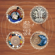Load image into Gallery viewer, Yunoun Healing Stones and Crystals Set - Gemini Zodiac Stones - Astrology Healing Crystal Horoscope Gift Energy Crystals for Meditation Beginners Reiki Starry Bracelet(Gemini)