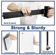 Load image into Gallery viewer, Wall Mount for PS5 Playstation 5 Disc Edition and Digital Edition (Mounts The Console on Wall Near or Behind TV with Invisible Design), Including 2 Accessory Holders for Controller & Headset (Black)