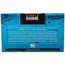 Load image into Gallery viewer, Premium Silver Jewelry Tarnish Prevention Bags Anti-Tarnish Strips 10 Bags 20 1" Tabs Corrosion Protector