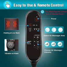 Load image into Gallery viewer, Sotion Back Massager with Air Compress & Heat, Vibrating Massage Chair Pad for Home or Office Use ,Height Adjustable Massage Seat Helps Relieve Stress and Fatigue for Neck, Back, Waist and Hips