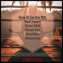 Load image into Gallery viewer, EndoXtrax Hemp Oil Extract 1000mg w/MCT Oil - Unflavored. for Pain Relief, Inflammation, Stress & Mood Support. Zero THC - Pet Friendly. (33mg per Serving x 30 Servings)