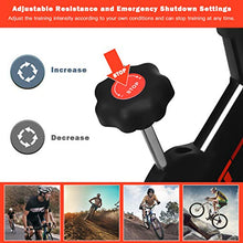 Load image into Gallery viewer, Goplus Adjustable Exercise Bike, Indoor Cycling Stationary Bike with Heart Rate Sensors, LCD Display, Silent belt, 5-Position Adjustable Saddle for Home Cardio Gym Workout (Black)