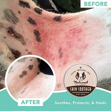 Load image into Gallery viewer, Natural Dog Company Skin Soother Bundle, Includes 2oz Tin + 0.15oz Stick, All Natural Healing Balm for Dogs, Relieves Dry, Itchy Skin, Treats Skin Irritations, Wounds, Hot Spots, Dermatitis