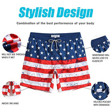 Load image into Gallery viewer, MaaMgic Mens Swim Trunks Quick Dry Swim Shorts with Mesh Lining Funny Swimwear Bathing Suits