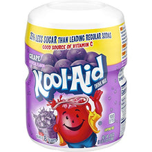 Load image into Gallery viewer, Kool-Aid Caffeine Free Grape Sweetened Powdered Drink Mix 1 Count 19 oz Canister