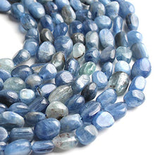 Load image into Gallery viewer, Love Beads Natural Stone Irregular Blue Kyanite Stone Beads 4-7mm Beads for Jewelry Making DIY Beads Bracelets 15inches