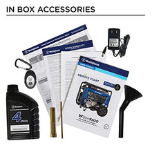 Load image into Gallery viewer, Westinghouse WGen9500 Heavy Duty Portable Generator - 9500 Rated Watts & 12500 Peak Watts - Gas Powered - Electric Start - Transfer Switch & RV Ready - CARB Compliant