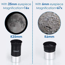 Load image into Gallery viewer, TELMU Telescope, 70mm Aperture 400mm AZ Mount Astronomical Refracting Telescope Adjustable(17.7In-35.4In) Portable Travel Telescopes with Backpack, Phone Adapter