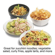 Load image into Gallery viewer, Hamilton Beach 3-in-1 Electric Vegetable Spiralizer & Slicer With 3 Cutting Cones for Veggie Spaghetti, Linguine, and Ribbons, 6-Cups, Black