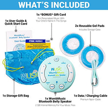Load image into Gallery viewer, Womb Music Bluetooth Belly Speaker: Play Music, Sounds & Voices to Baby While Relaxing with Your Pregnancy Pillows - Great Pregnancy Gifts for First Time Moms - by Wusic