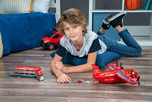 Load image into Gallery viewer, Micro Machines Mini Vehicle Hauler - Features 4 Exclusive Vehicles - Open The Top of The Trailer / Lower The Back Ramp to Load Up to 8 Vehicles - Tiny Vehicles, Huge World