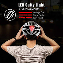Load image into Gallery viewer, Basecamp Bike Helmet, Bicycle Helmet CPSC Certified Cycling/Climbing Helmet BC-069 with Detachable Magnetic Goggles Visor&LED Back Light&Portable Backpack Adjustable for Men/Women Mountain
