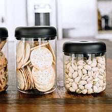 Load image into Gallery viewer, Fellow Atmos Vacuum Coffee Canister & Food Storage Container - Airtight Food Storage Containers - Coffee Containers - 0.7 Liter - Clear Glass