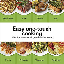 Load image into Gallery viewer, Hamilton Beach 11.6 QT Digital Air Fryer Oven with Rotisserie and Rotating Basket, 8 Pre-Set Functions including Dehydrator, Roaster & Toaster, 1700W, Black (35070)