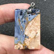 Load image into Gallery viewer, Natural Pietersite Stone Pendant Pietersite Crystal Stone Jewelry For Women Men Healing Luck Gift 32x20x4mm Beads Silver Energy Gemstone