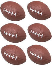 Load image into Gallery viewer, GIFTEXPRESS 1 Dozen Foam Mini Football Stress Balls, Mini Sport Balls, Superbowl Decoration Party Favor, Football Themed Party Supplies and Giveaways (Football)