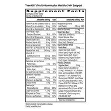 Load image into Gallery viewer, Rainbow Light Vibrance Teen Girl's Multivitamin Plus Healthy Skin Support,Dietary Supplement Made with Whole Foods,180 Count Mini-Tablets