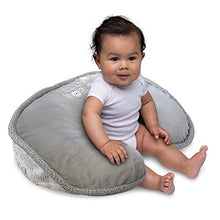 Load image into Gallery viewer, Boppy Luxe Nursing Pillow and Positioner, Hello World, Ultra-soft minky fabric on one side with adorable appliqué and coordinating piping