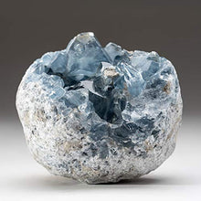 Load image into Gallery viewer, Astro Gallery of Gems Blue Celestite Cluster Geode from Sankoany, Ketsepy Mahajanga, Madagascar (3.5 lbs) - BC60