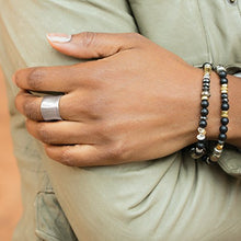 Load image into Gallery viewer, Silpada 'Hammered Cuff' Sterling Silver Ring, Size 11, Size 11