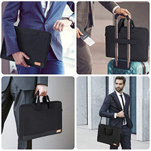 Load image into Gallery viewer, 15.6 Inch Laptop Sleeve, Simboom Laptop Messenger Bag with Accessories Organizer Pouch, Waterproof Shoock-Proof Protective Case Compatible with 15.6 inch Dell Acer Asus Hp Lenovo - Black