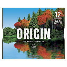 Load image into Gallery viewer, ORIGIN, 100% Natural Spring Water, 900 mL, Recycled Plastic Bottle, 12 Pack