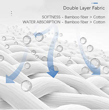 Load image into Gallery viewer, 2 Pack Premium Bamboo Baby Bath Towel - Ultra Absorbent - Ultra Soft Hooded Towels for Babies,Toddler,Infant - Newborn Essential -Perfect Baby Registry Gifts for Boy Girl