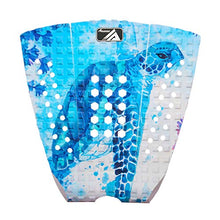 Load image into Gallery viewer, AQUBONA 3 Piece Stomp Pad Surfboard Eva Traction Pad with 3M Adhesive Professional Tail Pad/Applies All Boards - Surfboards, Shortboards, Longboards, Skimboards (sea Turtle)