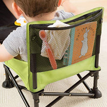 Load image into Gallery viewer, Summer Pop ‘n Sit Booster Seat, Green – Booster Chair for Indoor/Outdoor Use – Fast, Easy and Compact Fold , Can be Used as a Portable Highchair – For 6 months to 4 years (up to 37 pounds)