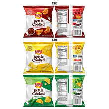 Load image into Gallery viewer, Lay's Kettle Cooked Potato Chips Variety Pack, 0.85 Ounce (Pack of 40)