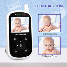 Load image into Gallery viewer, Video Baby Monitor with Camera and Audio - Auto Night Vision,Two-Way Talk, Temperature Monitor, VOX Mode, Lullabies, 960ft Range and Long Battery Life