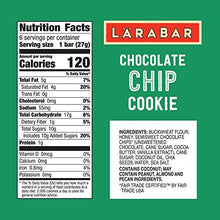 Load image into Gallery viewer, Larabar Kids Chocolate Chip Cookie Gluten Free Bar, 0.96 oz, 6 ct