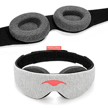 Load image into Gallery viewer, Manta Sleep Mask - 100% Light Blocking Eye Mask, Zero Eye Pressure, Comfortable & Adjustable Sleeping Mask for Women Men, Perfect Blindfold for Sleep/Travel/Nap/Shift Work