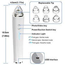 Load image into Gallery viewer, Blackhead Remover Pore Vacuum with Camera, 5MP WIFI Blackhead Vacume Facial Pore Cleanser Electric Acne Comedone Extractor, Rechargeable Blackhead Suction Tool for Men Women