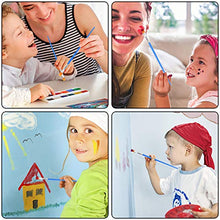 Load image into Gallery viewer, UPINS 30 Pcs Flat Paint Brushes,Small Brush Bulk for Detail Painting