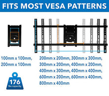 Load image into Gallery viewer, Mount-It! Long Extension TV Mount, Dual Arm Full Motion Wall Bracket with 36 inch Extended Articulating Arm, Fits Screen Sizes 50 55 60 65 70 75 80 85 90 Inch, VESA 800x400mm Compatible, 176 lb
