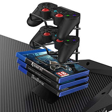 Load image into Gallery viewer, EUREKA ERGONOMIC Metal Gaming Accessories Bundle: Cup Holder, Headset Hook & Controller Game Rack (S, Black)