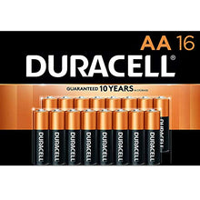 Load image into Gallery viewer, Duracell - CopperTop AA Alkaline Batteries - Long Lasting, All-Purpose Double A battery for Household and Business - 16 Count