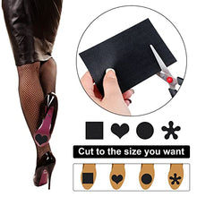 Load image into Gallery viewer, 9 Pcs Large Self Adhesive Nonslip Shoe Pads Anti Slip Shoe Grip Sticker Shoe Sole Protectors for High Heels, Rubber Silicone Resistant High Heels Shoe Sole Cover