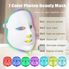Load image into Gallery viewer, 7 Color Facial Mask | Photon Face Skin Care System | Healthy Smooth Skin Rejuvenation | Anti-Aging, Tightening, Toning, Wrinkle Acne Treatment | Collagen Restoring & Whitening Device