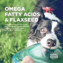 Load image into Gallery viewer, GNC Pets Omega Calming Dog Supplements for Adult Dogs with Omega Fatty Acids and Flaxseed, 120 ct | Chicken Flavored Soft Chews for Calming & Relaxation | with L-Tryptophan, Chamomile, & Ginger