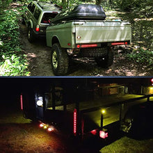 Load image into Gallery viewer, Nilight - TL-10 2PCS 16” 11 LED Red Trailer Light Bar for Park Stop Turn signals Tail Brake Light DOT Compliant IP65 Waterproof Truck Trailer Marker ID Bar, 2 Years Warranty