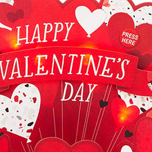 Load image into Gallery viewer, Hallmark Paper Wonder Musical Pop Up Valentines Day Card (Plays Happy by Pharrell Williams)