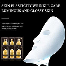 Load image into Gallery viewer, Sheet Masks for Face Hydrating Face Masks Skincare 24K Gold Anti Aging Men Sheet Mask 10 Pack Essence Sheet Mask Collagen Facial Sheet Mask for Acne Treament Oil Control Shrink Pore Beauty Smoothing