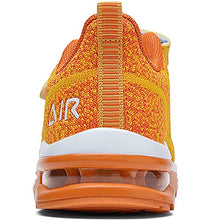 Load image into Gallery viewer, PERSOUL Air Shoes for Boys Girls Kids Children Tennis Sports Athletic Gym Running Sneakers (Yellow Size 2.5 Child)
