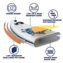 Load image into Gallery viewer, Mousa Inflatable Paddle Board, 10'8'' 33'' 6'' SUP, Camera Mount, 3-Fin Floating Paddleboard Non Slip Deck, Waterproof Phone Bag, Backpack Yoga ISUP, Fast Inflation Pump, Light Oar