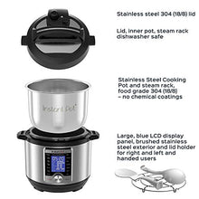 Load image into Gallery viewer, Instant Pot Ultra 3 Qt 10-in-1 Multi- Use Programmable Pressure Cooker, Slow Cooker, Rice Cooker, Yogurt Maker, Cake Maker, Egg Cooker, Sauté, Steamer, Warmer, and Sterilizer, Silver