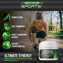 Load image into Gallery viewer, Hemp Pain Relief Cream - Hemp Cream - Arnica Gel Pain Relief - MSM 1000mg - Menthol Essential Oil - Camphor Cream - Joint Relief - Arthritis Pain Cream, Pain Relief Cream, Pain Relief Gel - HempSports