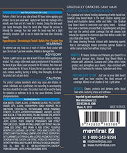 Load image into Gallery viewer, MENFIRST Gradual Gray Darkening Beard Wash Shampoo for Men, Reduces White Beard Color, 4.6 oz